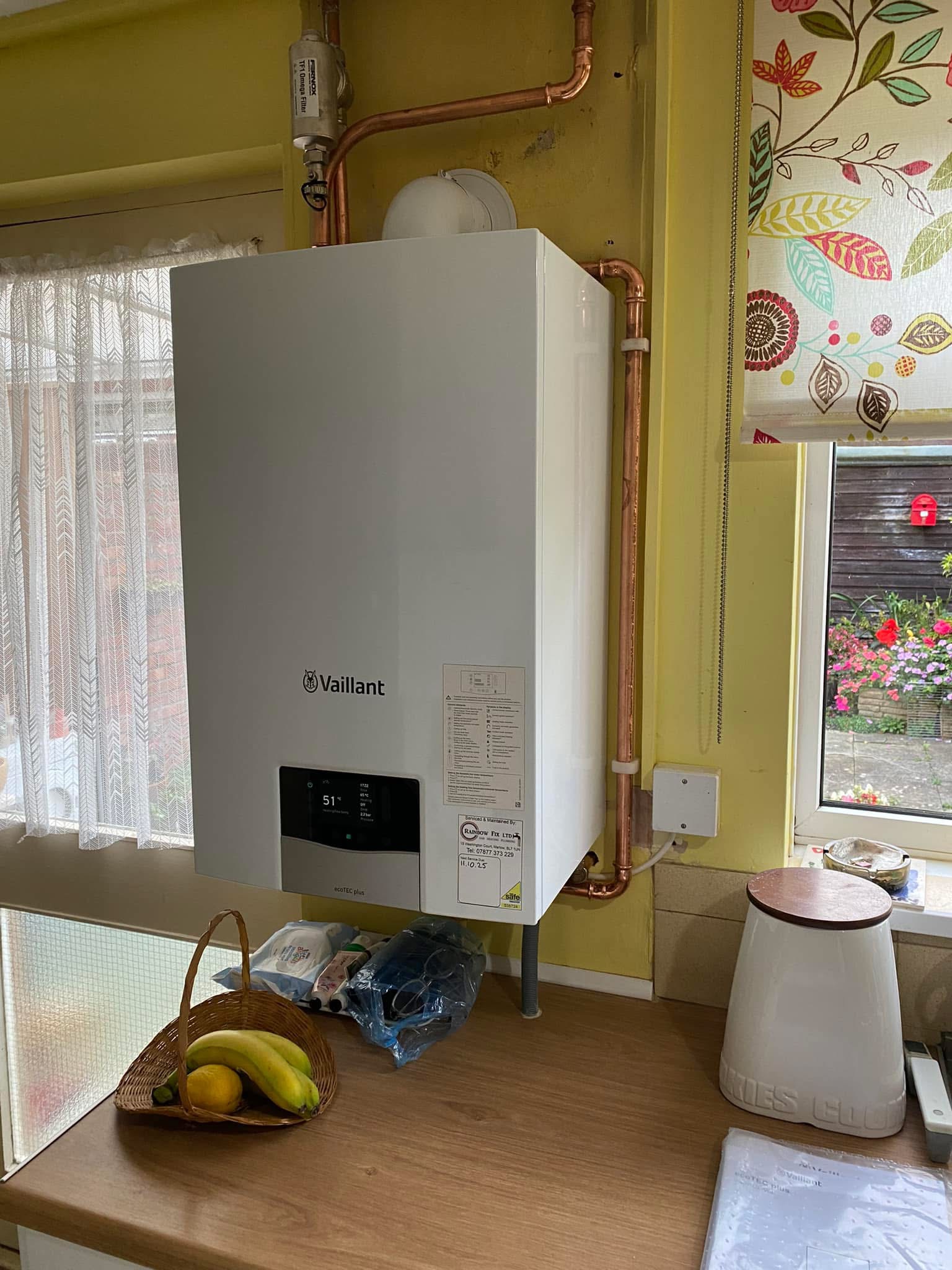 Vaillant ecoTEC boiler installation
